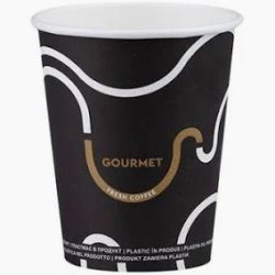 Papírpohár 2dl Fekete Gourmet