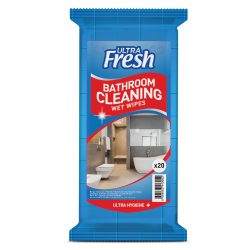 ULTRA Fresh Bathroom Cleaning (fürdőszoba takarítás) nedves törlőkendő